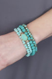 Druzy Glass Beads Bracelet Set
