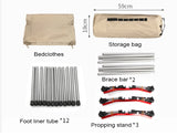 Outdoor Metal Aluminum Alloy Ultralight Hiking Beach Bed Travel