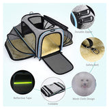 ZMaker Airline Approved Soft-Sided Pet Travel Carrier for Dogs and