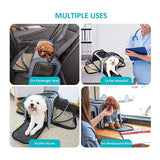 ZMaker Airline Approved Soft-Sided Pet Travel Carrier for Dogs and