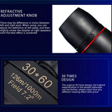HD High Power Mini Zoom Telescope About 30x60 Folding Binoculars For