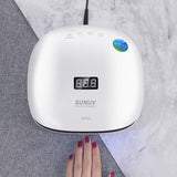 SUN 4 LED Lamps Nail dryer Double Power Lamps for UV Gels Polish USB