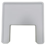 Naturally slip resistant flexible food grade silicone placemat