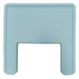 Naturally slip resistant flexible food grade silicone placemat