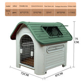 On Sale  Warmth outdoor indoor large Dog house Dome skylight Pet Beds