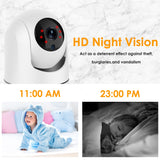 IP Camera 5G WiFi Baby Monitor 1080P Mini Indoor CCTV Security 2K 4MP AI Tracking Audio Video Surveillance Camera Alexa|Surveillance Cameras|