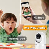 IP Camera 5G WiFi Baby Monitor 1080P Mini Indoor CCTV Security 2K 4MP AI Tracking Audio Video Surveillance Camera Alexa|Surveillance Cameras|