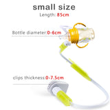 4 Sizes Baby Bottle Holder Solid Baby Bottle Holder For Hands Free Bottle Feeding Baby Drink Water Nursing Holder Support Clip