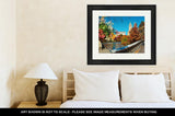 Framed Print, Central Park Autumn Buildings Midtown Manhattan New York City freeshipping - betonier