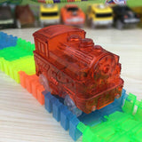 LED Light Cars for Magic Tracks Electronics Car Toys With Flashing Lights Fancy DIY Diecast Toy Car Oyuncak Araba Drop Shipping