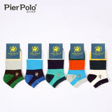 High Quality 5 Pairs/lot PIER POLO Brand Men Socks Summer Fashion Casual Soft Short Cotton Socks Men Funny Ankle Socks
