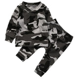Hi Hi Baby Store 2pcs Newborn Toddler Infant Kids Baby Boy Clothes T-shirt Tops Pants Cotton Outfits Set