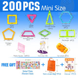 Mini 200PCS-46PCS Magnetic Designer Constructor Toy For Boys Girls Magnetic Building Blocks Magnet Educational Toys For Children