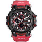 Sport Watch Dual Time Men Watches 50m WaterproofMale Clock  Military Watches for Men 1802D Shock Resisitant Sport Watches Gifts