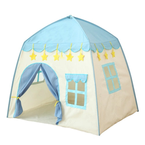 Folding Kids Tent Baby Play House Large Room Flowers Blooming Tipi Indoor Tent Best Birthday Gift Children Outdoor Play Teepee