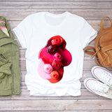 Women 2020 Summer Fingernail Nail Art Make Up 90s Ladies Lady T-shirts Top T Shirt Ladies Womens Graphic Female Tee T-Shirt