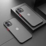 Luxury Silicone Shockproof Matte Phone Case For iPhone 11 12 Pro Max Mini X XS XR 7 8 Plus SE 2020 Ultra Thin Transparent Cover ™