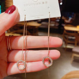 New fashion three-dimensional ring earrings female temperament high sense of fashion personality ear ring ear nail female
