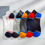 High Quality 5 Pairs/lot PIER POLO Brand Men Socks Summer Fashion Casual Soft Short Cotton Socks Men Funny Ankle Socks