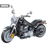 ERBO Technical Motorcycle car Model Building Blocks Speed Racing car City Vehicle MOC Motorbike Bricks Kits Toys For Children