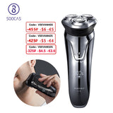 SOOCAS SO WHITE ES3 Electric Shaver Razor PINJING Shaving Machine LED Digital Display Rechargeable 3D Trimmer Beard Men Washable