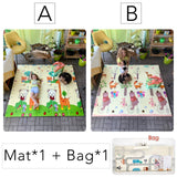 Miamumi Foldable Floor Baby Play Mat Kid Playmat Crawling Carpet Children Toddler Thermal Rug Game Pad Foam Educational Toy Gift