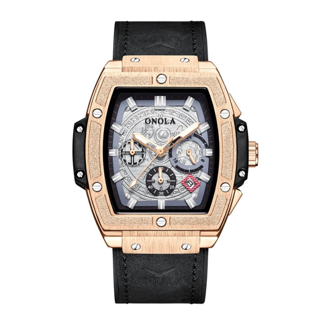 Big quartz watch man lumious chronograph wristwatch fashion casual style luxury man watch ™