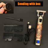 Hair Trimmer Barber Hair Clipper Cordless Hair Cutting Machine Beard Trimmer Shaving Machine Wireless Electric Razor Men Shaver