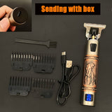 Hair Trimmer Barber Hair Clipper Cordless Hair Cutting Machine Beard Trimmer Shaving Machine Wireless Electric Razor Men Shaver