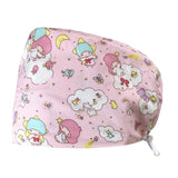 New 2021 Unisex cotton print scrub hats adjustable Elastic band Scrubs caps lab working hat Women Long Hair Baotou Scrub Cap