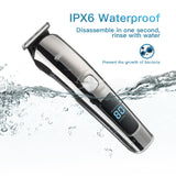 Men Shaving Beard Trimmer Machine Hair Cut Clippers Machine Home Multifunctional Set Waterproof Electric USB Rechargeable